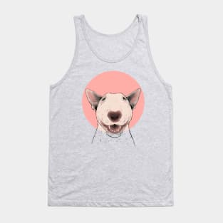 Happy pup face smiling Tank Top